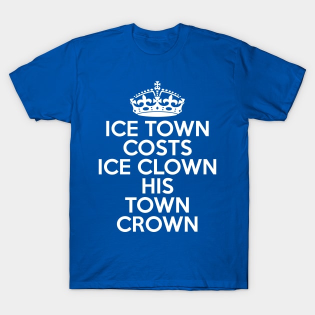 Ice Town Parks and Rec Ben Wyatt Tribute T-Shirt by darklordpug